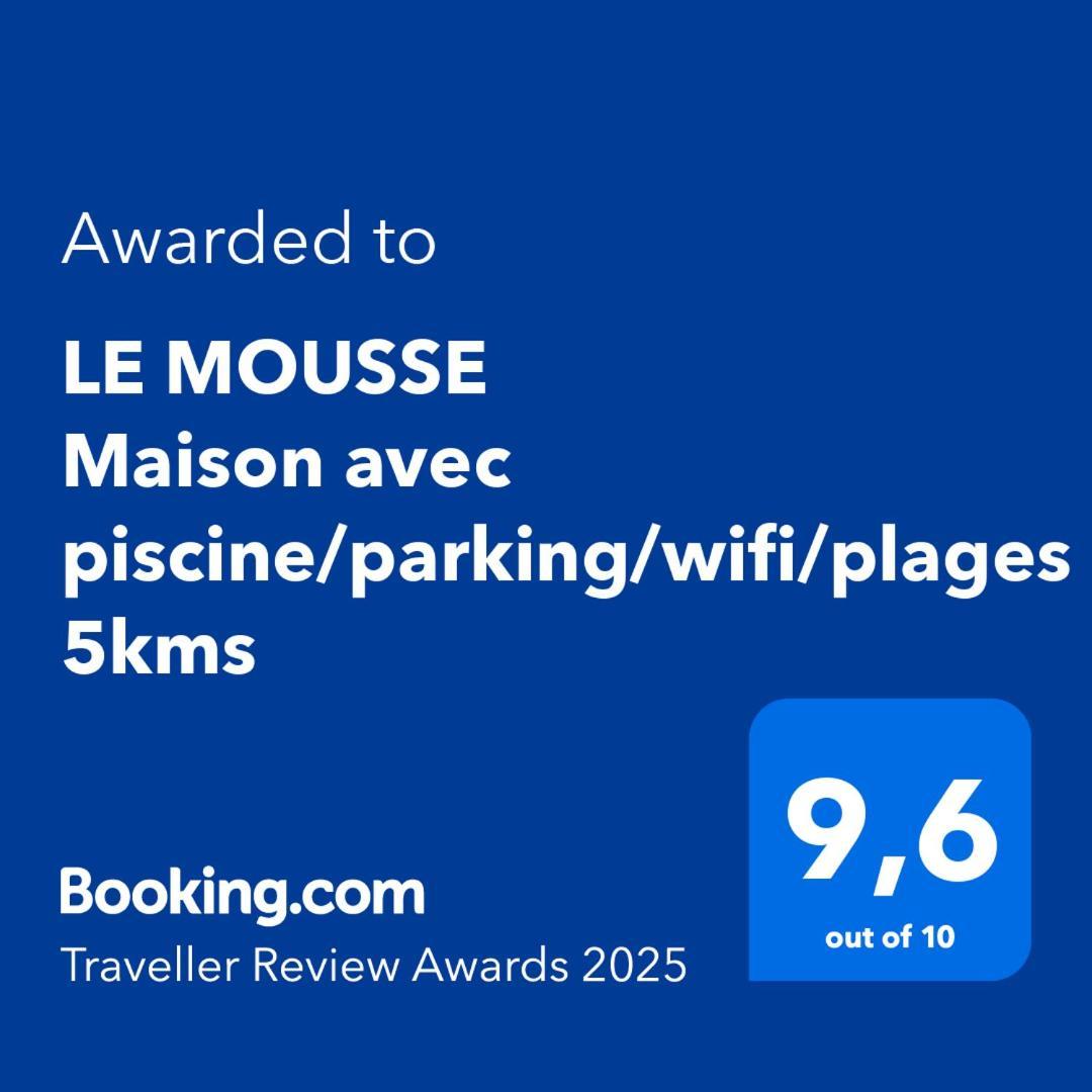 Le Mousse Maison Avec Piscine/Parking/Wifi/Plages 5Kms Les Mathes Exterior foto